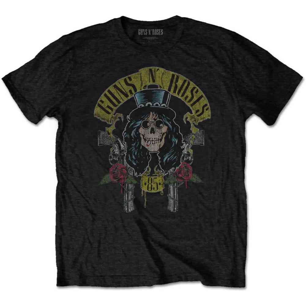 Guns N' Roses - Slash 85 T-shirt Homme - Noir